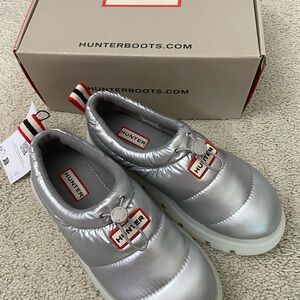 Hunter Silver Shoes boots